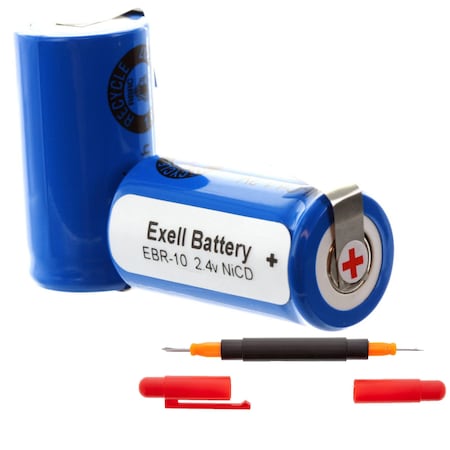 Exell Battery Razor Battery For Remington Razors 5BF1 & XLR 3000 EBR-10